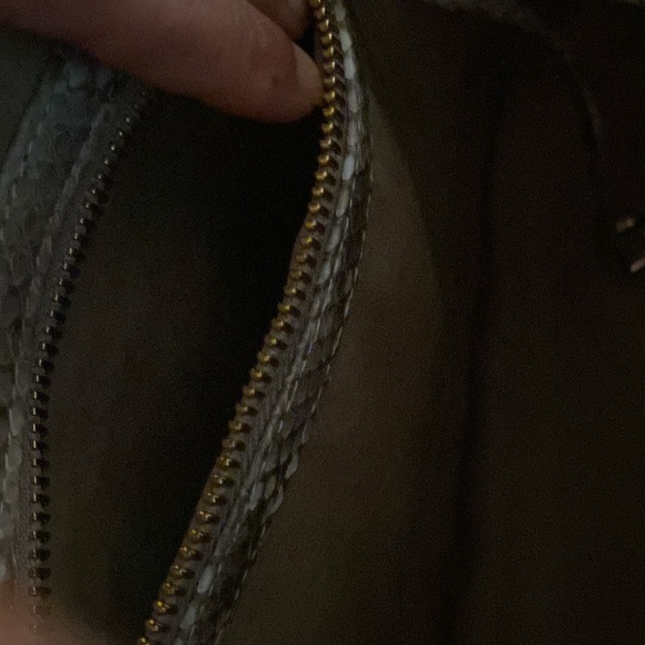 NWOT Genuine Python tote 💫12x11x5 - Picture 6 of 10